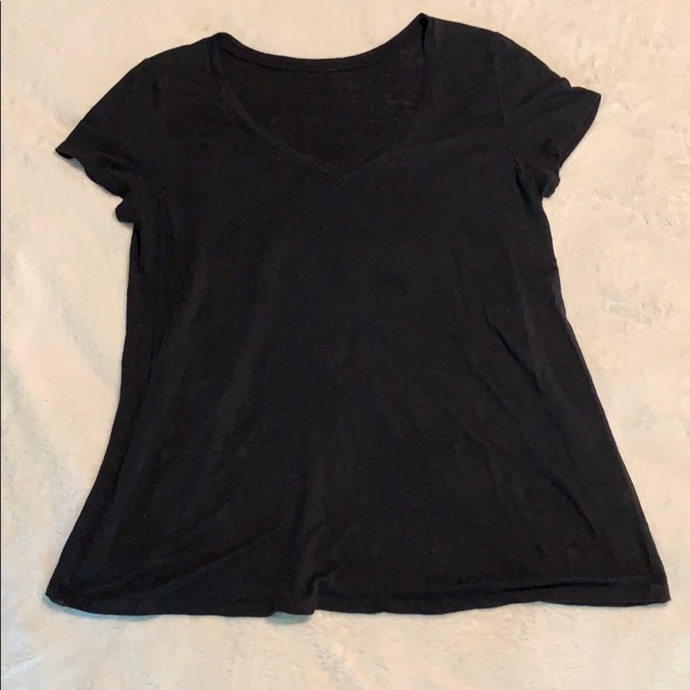 Eileen Fisher Linen V Neck Top